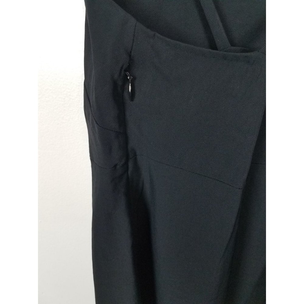 Everlane Women's Sz. 00 Black The Japanese GoWeave Cross-Back Slip Dress NWT - Picture 5 of 8